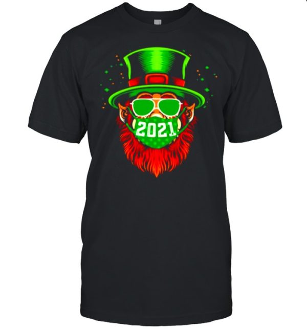 St Patricks day Leprechaun mask 2021 shirt