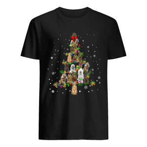 Standard Poodle dog Christmas Tree T-Shirt