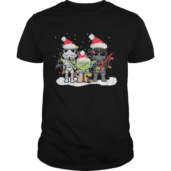 Star War Baby Yoda Darth Vader Christmas shirt