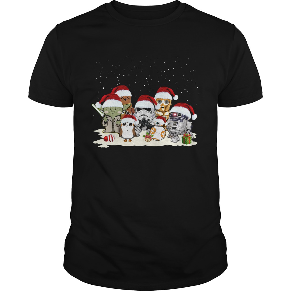 Star War Yoda Chewbacca Cartoon R2D2 Chewbacca Trooper Christmas shirt Star War Yoda Chewbacca Cartoon R2D2 Chewbacca Trooper Christmas shirt