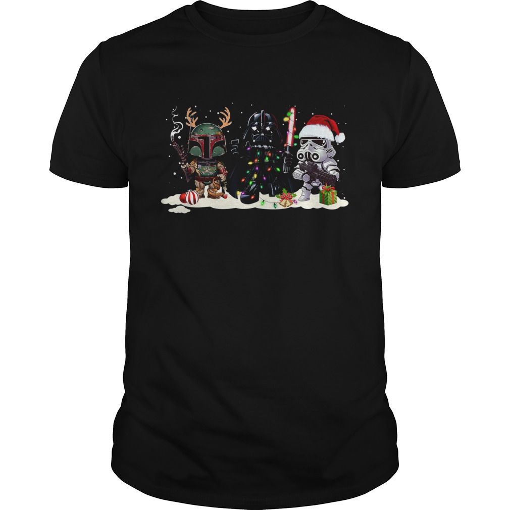 Star Wars Boba Fett Darth Vader Stormtrooper Christmas shirt Star Wars Boba Fett Darth Vader Stormtrooper Christmas shirt