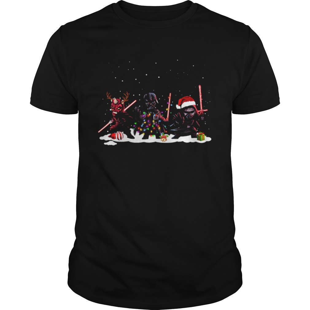 Star Wars Darth Maul Darth Vader Kylo Ren Christmas shirt Star Wars Darth Maul Darth Vader Kylo Ren Christmas shirt