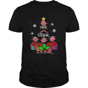 Stink Stank Stunk Tree Christmas shirt