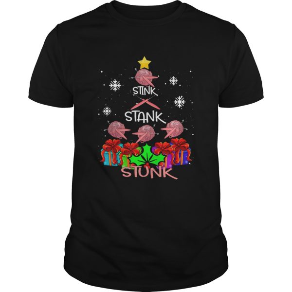 Stink Stank Stunk Tree Christmas shirt