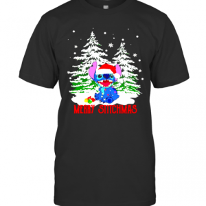 Stitch Santa Merry Stitchmas Christmas T-Shirt