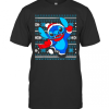 Stitch Wear Pajama Watching Santa Xmas T-Shirt