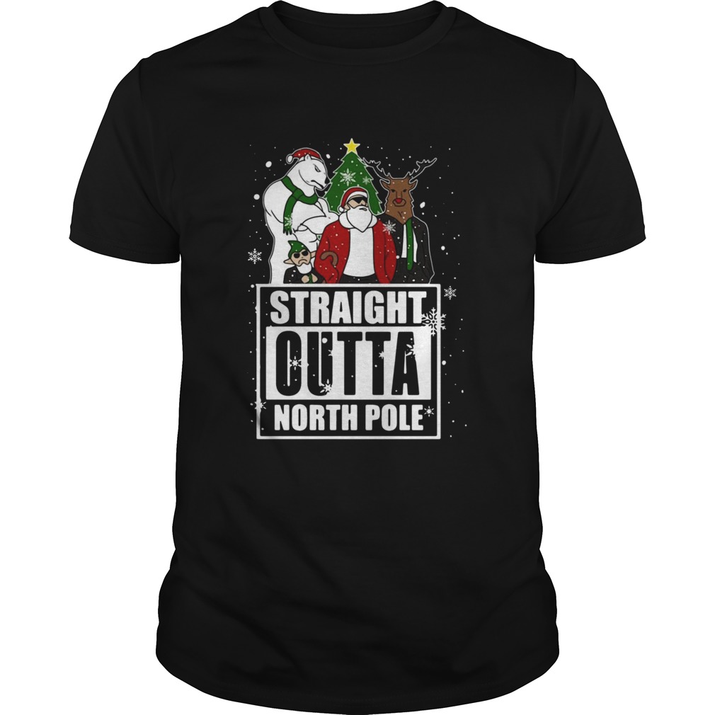 Straight Outta North Pole Christmas shirt Straight Outta North Pole Christmas shirt