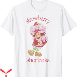 Strawberry Shortcake T-Shirt Cat Hugging Portrait T-Shirt