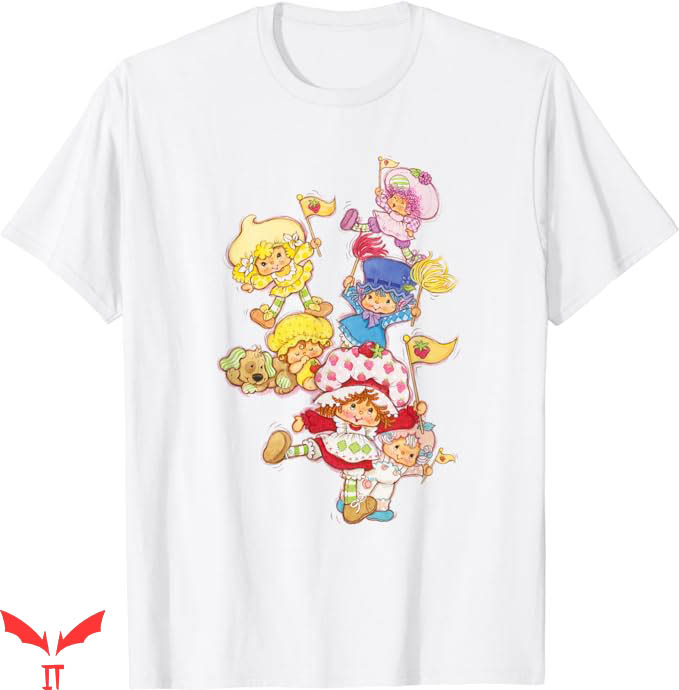 Strawberry Shortcake T-Shirt Cheering Friends Group Trending Strawberry Shortcake T-Shirt Cheering Friends Group Trending