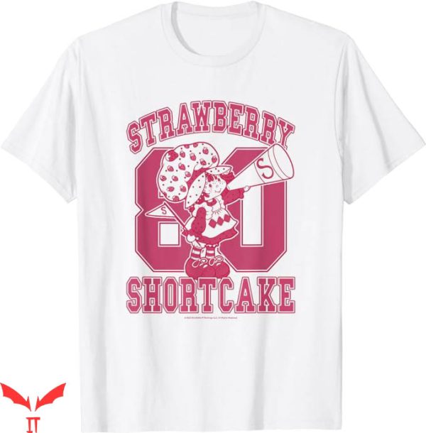 Strawberry Shortcake T-Shirt Pink Collegiate Cutie Pie Shirt