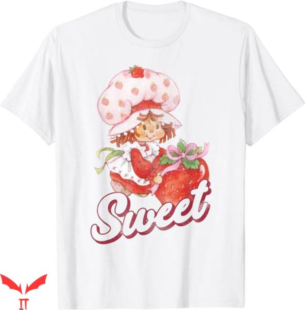 Strawberry Shortcake T-Shirt Vintage Sweet Portrait T-Shirt