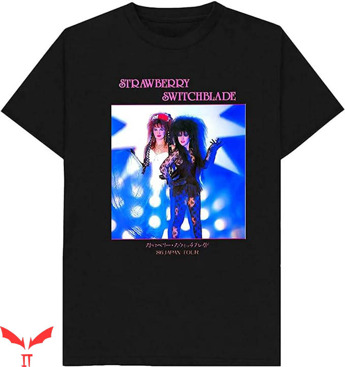 Strawberry Switchblade T-Shirt 86 Japan Tour Tee Trending Strawberry Switchblade T-Shirt 86 Japan Tour Tee Trending