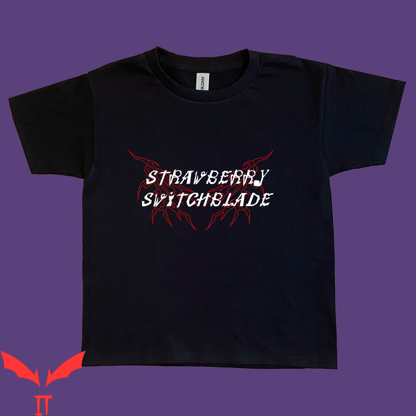 Strawberry Switchblade T-Shirt Since Yesterday Goth Trending Strawberry Switchblade T-Shirt Since Yesterday Goth Trending