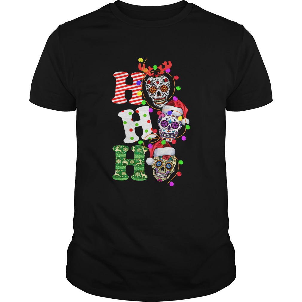 Sugar Skull Ho Ho Ho Christmas shirt Sugar Skull Ho Ho Ho Christmas shirt
