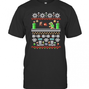 Super Mario Bros Ugly Christmas T-Shirt