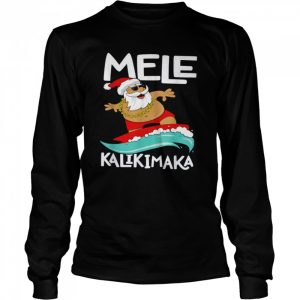 Surfing Santa Mele Kalikimaka Christmas Hawaii shirt 3