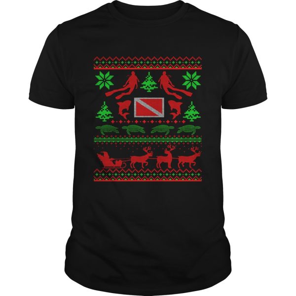 Swim Turtle Ugly Christmas
