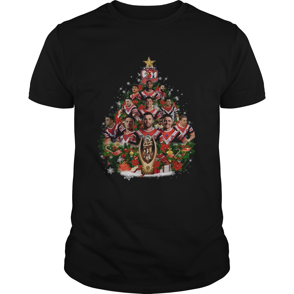 Sydney Roosters Christmas tree shirt Sydney Roosters Christmas tree shirt
