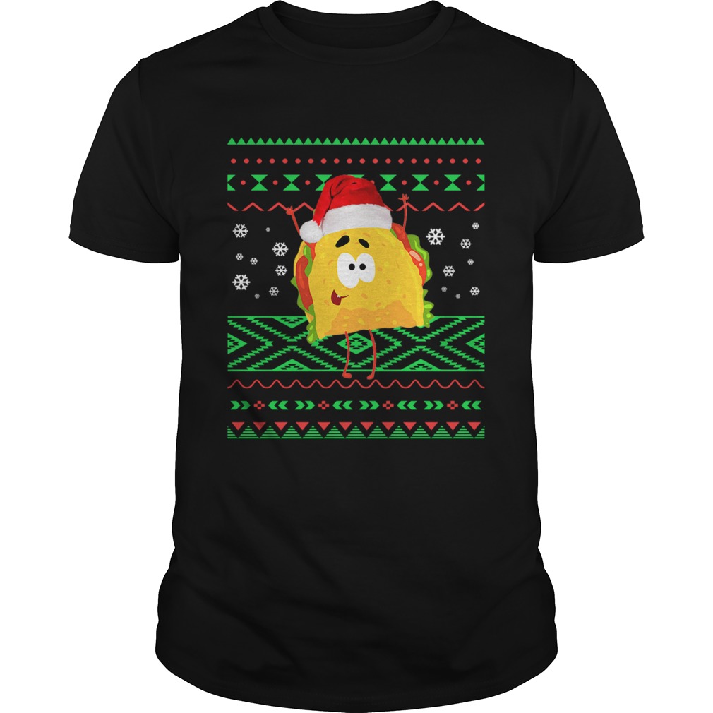 TACO Santa Hat Ugly Christmas gift for men women TShirt TACO Santa Hat Ugly Christmas gift for men women TShirt
