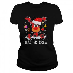 Teacher Crew Reindeer Christmas Shirt