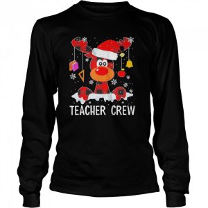 Teacher Crew Reindeer Christmas Shirt 3