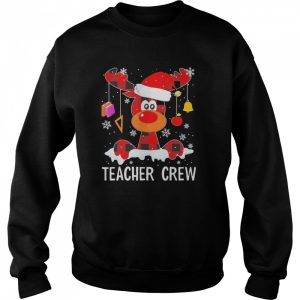 Teacher Crew Reindeer Christmas Shirt 4