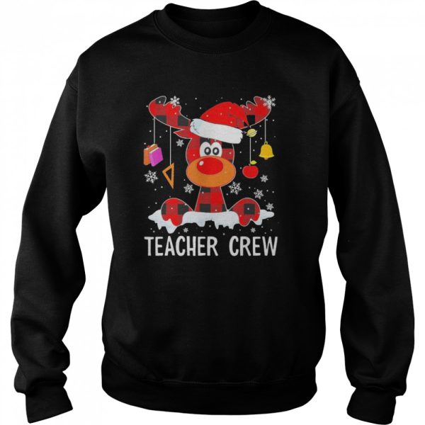 Teacher Crew Reindeer Christmas Shirt