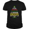The Best Way To Spread Christmas Cheer Is Drinking Beer With Everyone Here shirt