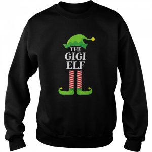 The Gigi ELF Gift For Grandma Christmas Sweater Shirt 4