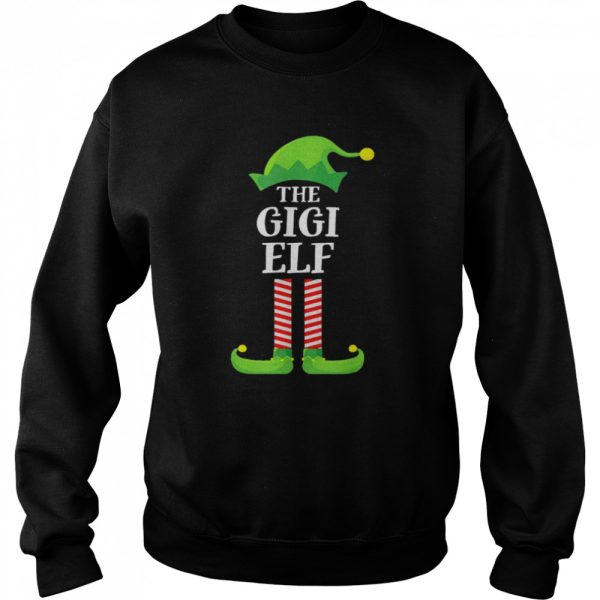 The Gigi ELF Gift For Grandma Christmas Sweater Shirt