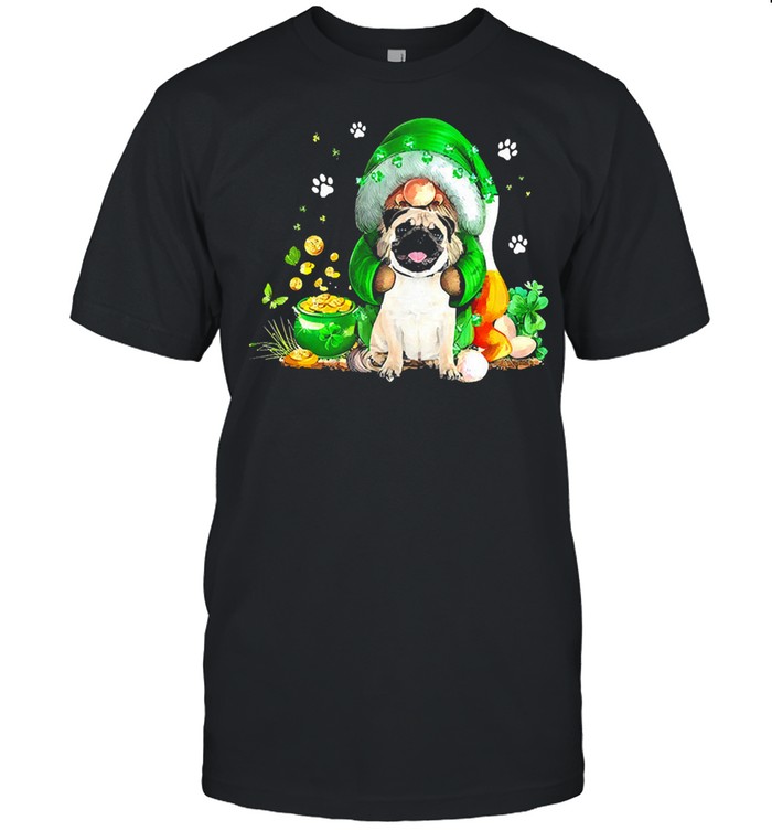 The Gnome hug Pug st patricks day shirt The Gnome hug Pug st patricks day shirt
