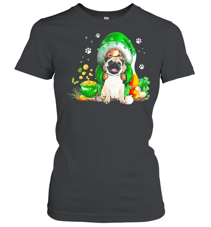 The Gnome hug Pug st patricks day shirt The Gnome hug Pug st patricks day shirt
