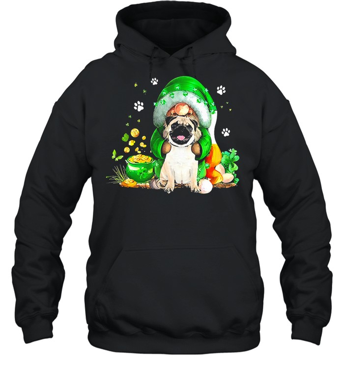 The Gnome hug Pug st patricks day shirt The Gnome hug Pug st patricks day shirt