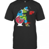 The Grinch Carolina Panthers Shit On Toilet Atlanta Falcons And Other Teams Christmas T-Shirt