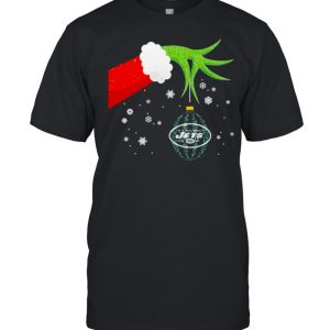 The Grinch Christmas Ornament New York Jets Christmas shirt 1