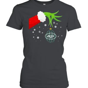 The Grinch Christmas Ornament New York Jets Christmas shirt 2