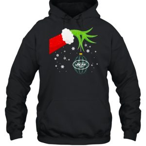 The Grinch Christmas Ornament New York Jets Christmas shirt 5
