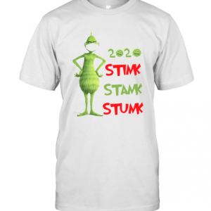 The Grinch Face Mask Coronavirus 2020 Stink Stank Stunk Christmas T-Shirt