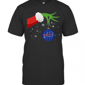 The Grinch Holding Christmas 2020 Ornament Buffalo Bills T-Shirt