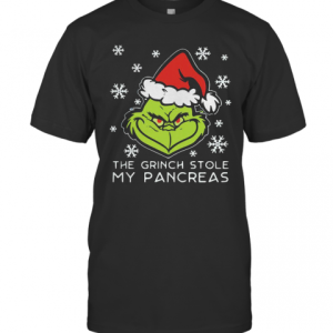 The Grinch Stole My Pancreas Christmas T-Shirt