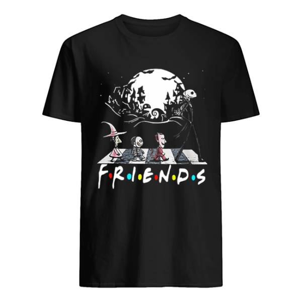 The Nightmare Before Christmas Friends Tv Show Abbey Road shirt