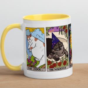 The Original Tarot Cat Meme Coffee Mug