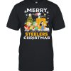 The Peanuts Snoopy And Friend Merry Steelers Christmas Shirt
