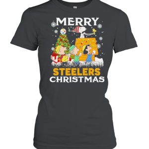 The Peanuts Snoopy And Friend Merry Steelers Christmas Shirt