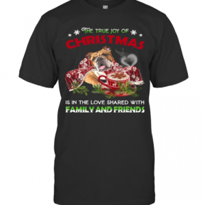 The True Joy Of Christmas Is In The Love Shared With Family And Friends T-Shirt