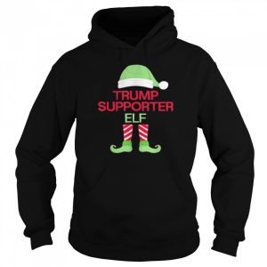 The Trump Supporter Elf Family Christmas T Shirt 5