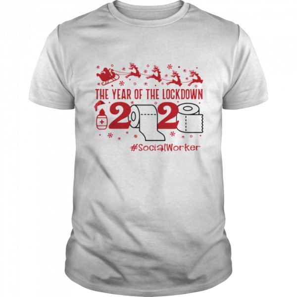 The year of the lockdown 2020 #SocialWoker Christmas shirt