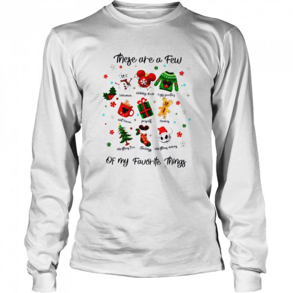 There Are Few Of My Favorite Things Cookie Latte Christmas shirt