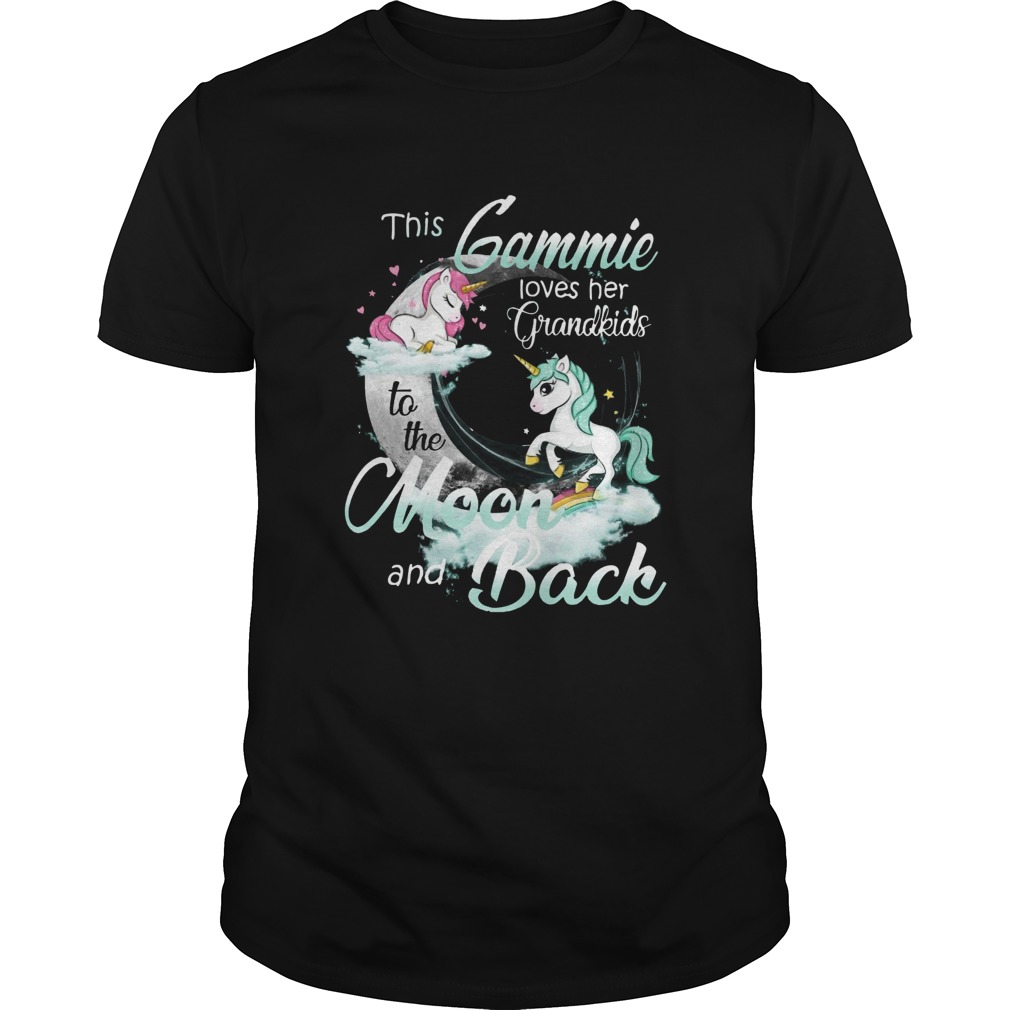 This Gammie Loves Her Grandkids To The Moon And Back Unicorn shirt This Gammie Loves Her Grandkids To The Moon And Back Unicorn shirt