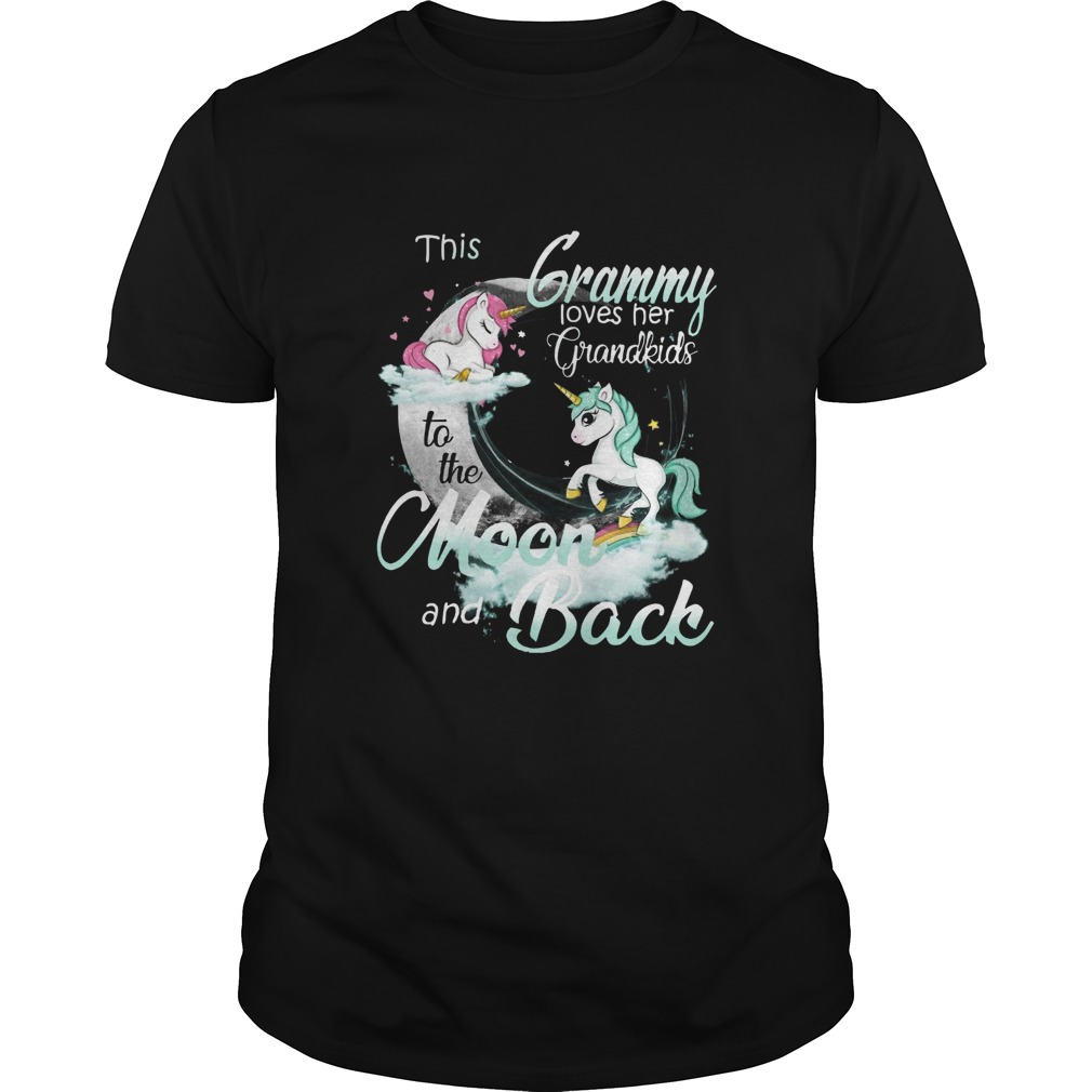 This Grammy Loves Her Grandkids To The Moon And Back Unicorn shirt This Grammy Loves Her Grandkids To The Moon And Back Unicorn shirt